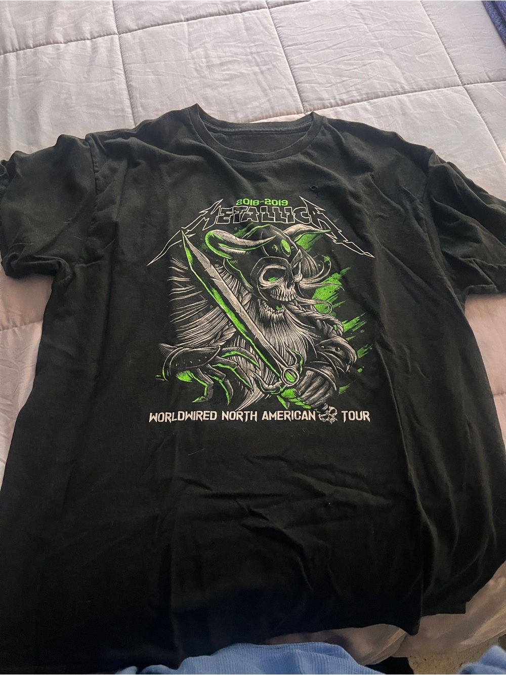 Netallica Black Graphic Tour T-Shirt - 2018-2019 WorldWired North American Tour